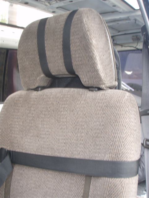 webbing to be integrated into he seat whe re-covered