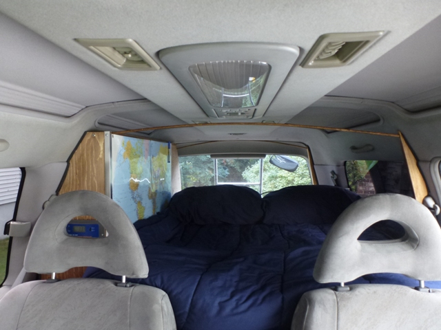 headboard down for driving