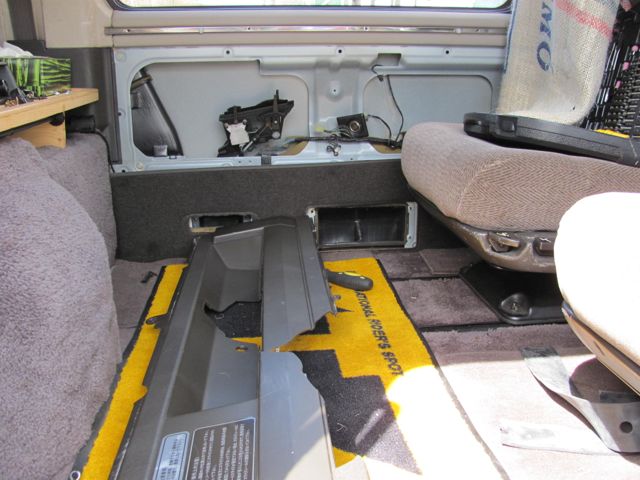 The old broken panel