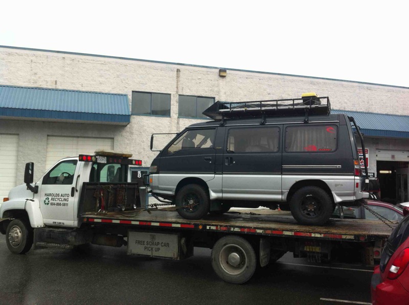 just to show y'all how the roof rack look mounted on the van.