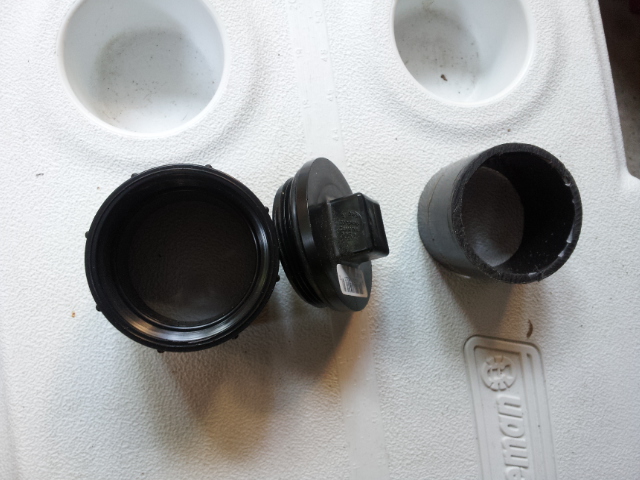 2.5&quot; abs adapter and cap