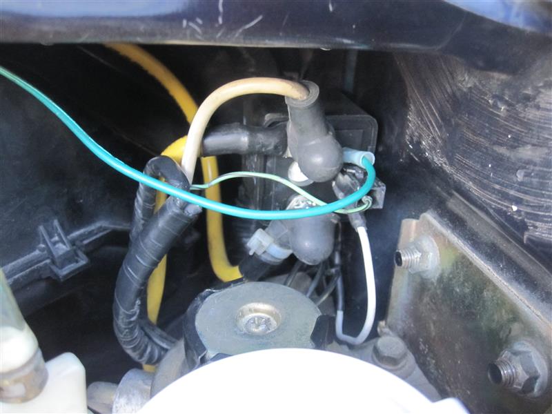 New relay installed in the original location.