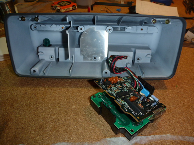 Delica's thermometer module, partially disassembled.