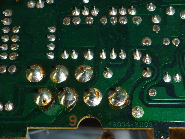 Delica's thermometer circuit board, the other side