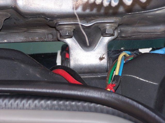 Wiring from the roof
