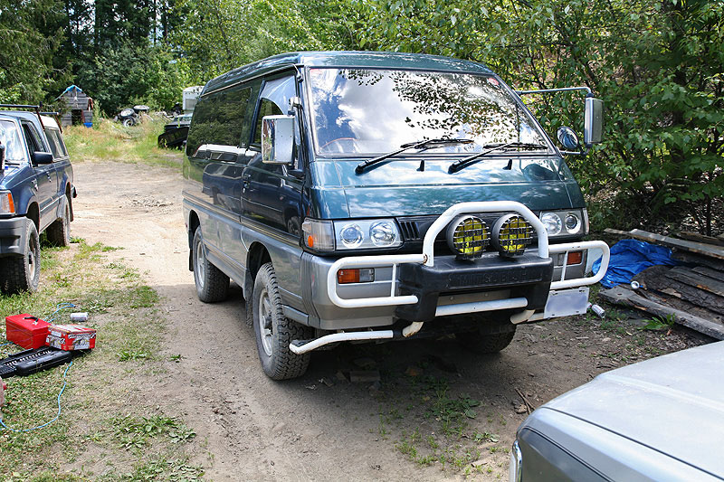 Front view of van