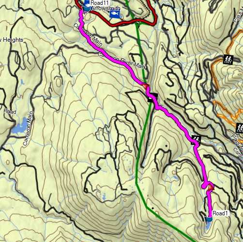 Route in Magenta
