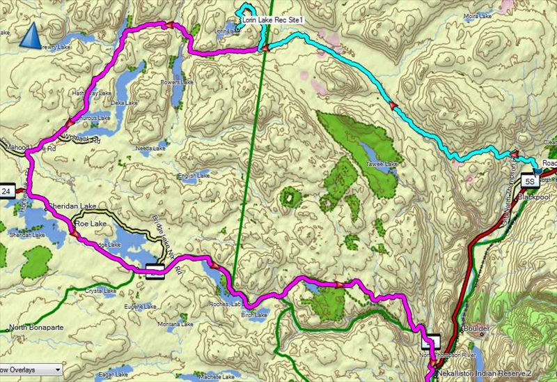 Lake access from Little Fort or Clearwater