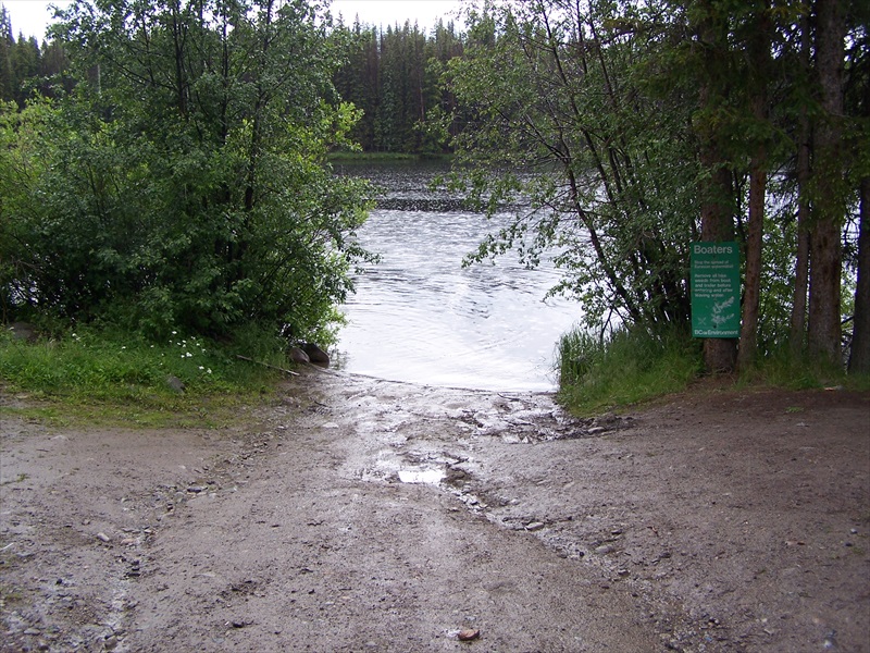 Nice boat launch if you bring a trailered boat.