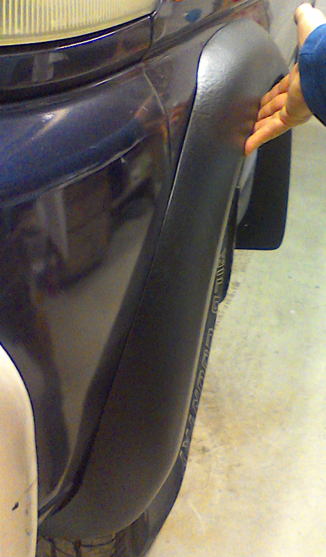 the dry fit before being painted satin black.