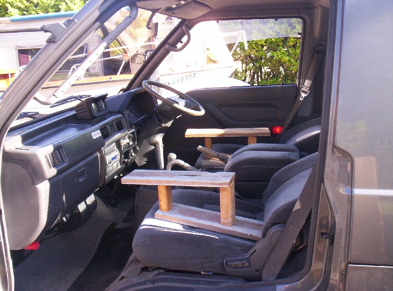 Bed supports in position