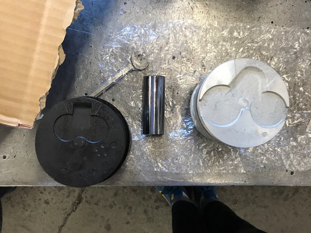 Overbore versus the piston that came out of the original engine