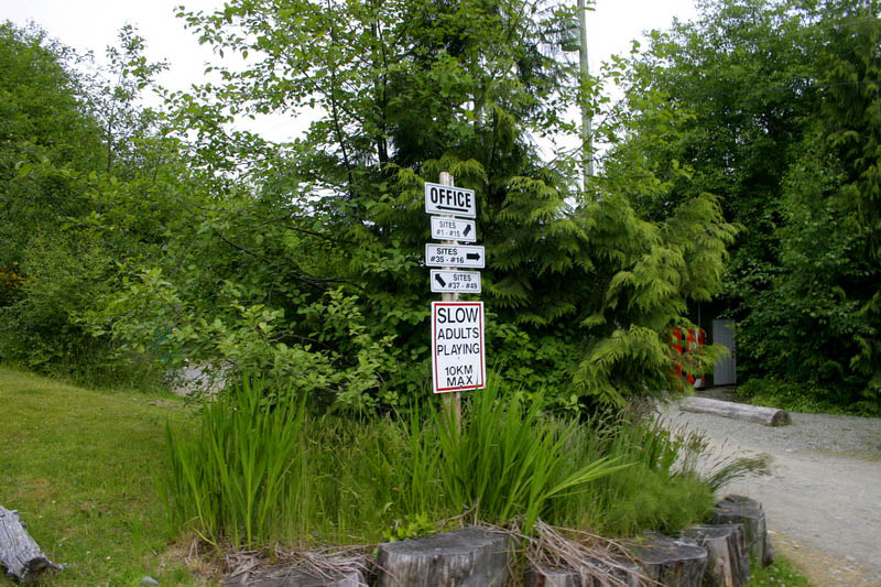 Surf Junction Campground. Ucluelet, Vancouver Island.