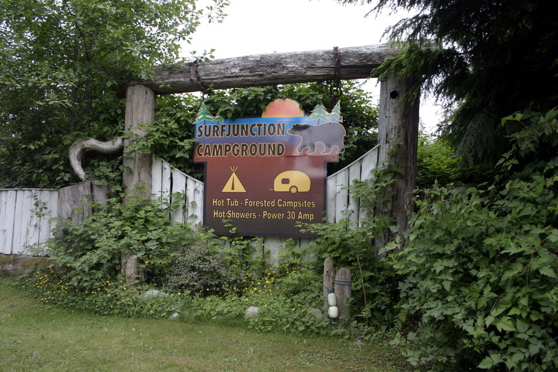 Surf Junction Campground. Ucluelet, Vancouver Island.