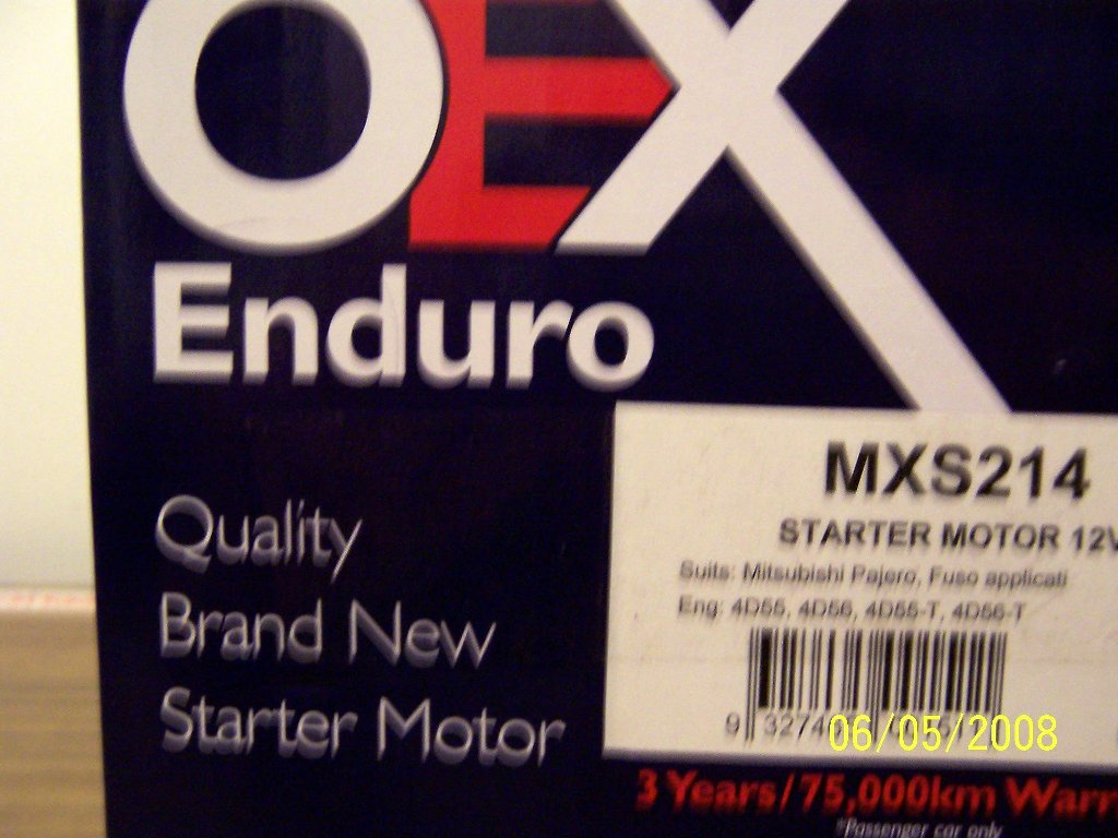 Delica starter motor
