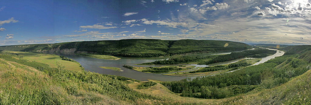 Peace River near Fort St. John.