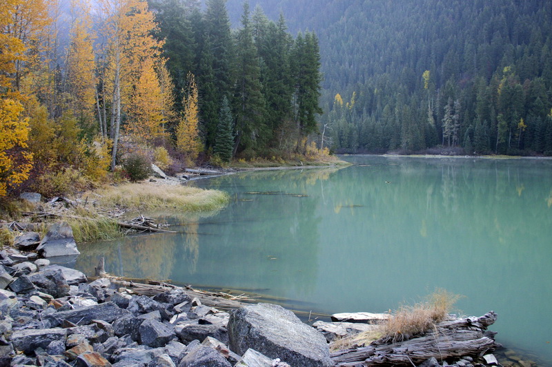 Campsite view.
