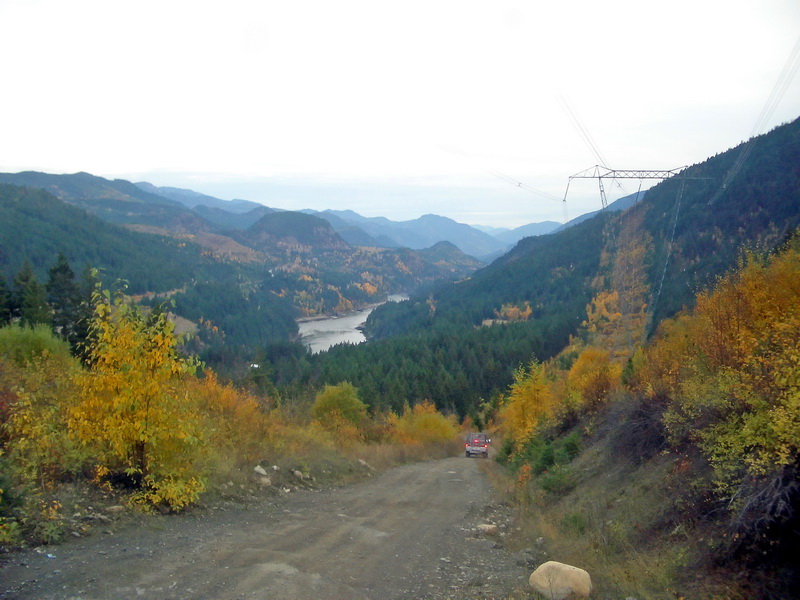 Fraser Canyon lookout.
