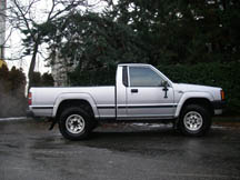 This is what I started out with last year....looks pretty wimpy, but the V6 has potential to push some larger wheels!