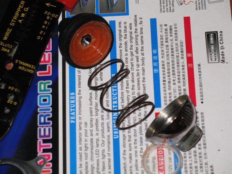 Reading lamp bulb assembly.