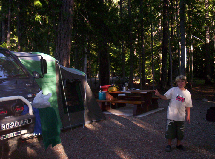 Camping at the Atnarko for few days