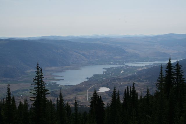 Osoyoos from near the summit of Mount  Kobau.