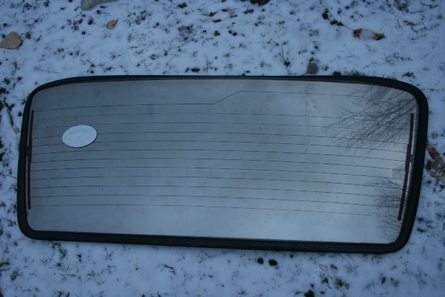 Rear Windshield with Seal<br /><br />$150