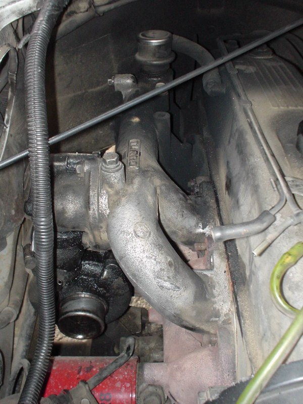 You can see from this one I had a leak somewhere.. all that soot and crap