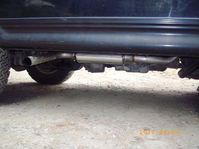 upgraded to a 2.5 inch exhaust