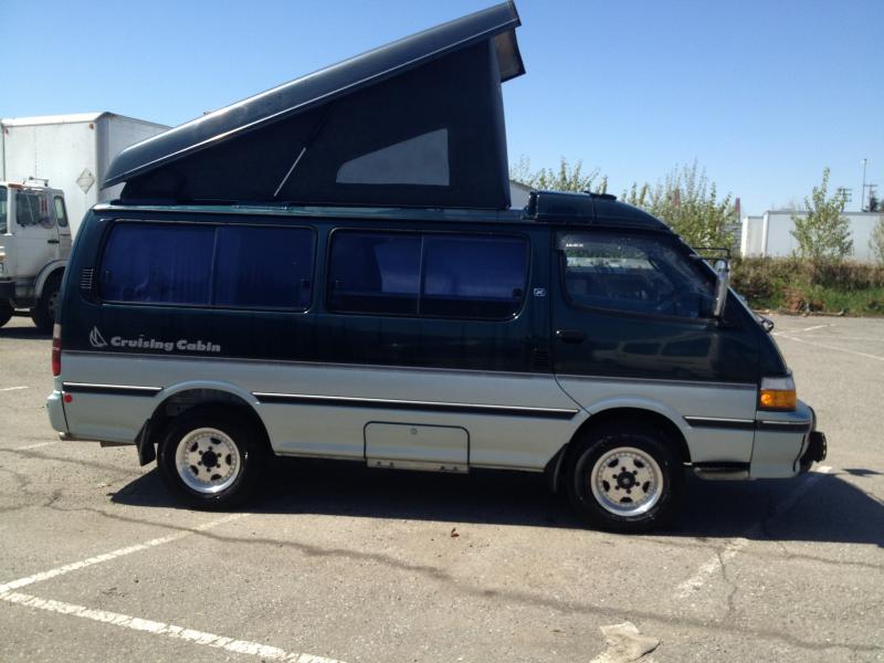 toyota hiace 4x4 camper van #6