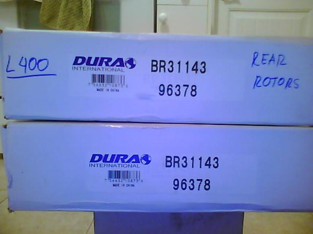 Rear Rotors