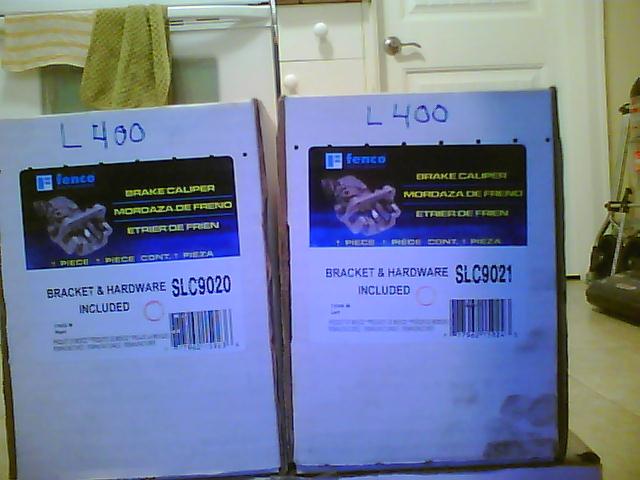Front Calipers Left &amp; Right