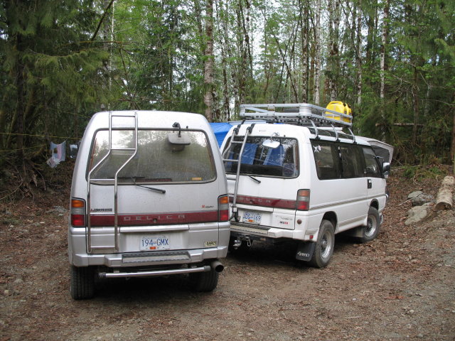 Glen's ride at the site