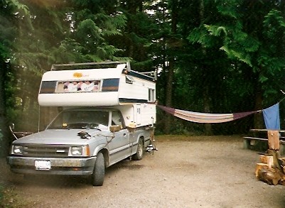 86 Mazada - the camper is in Courtenay and looks as good as new still!