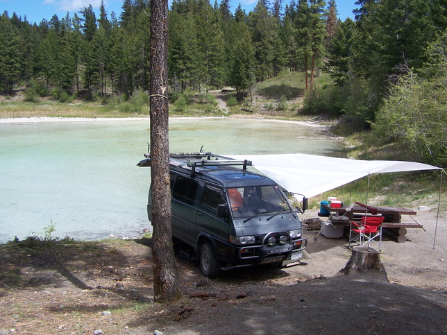 One of several sites around the lagoon