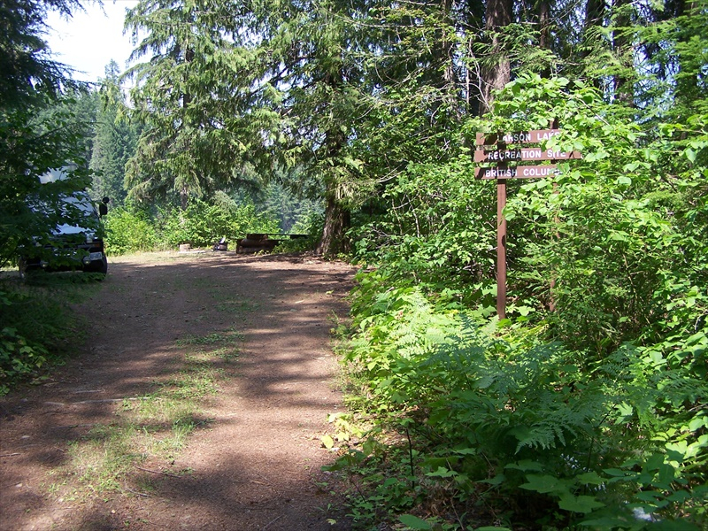 Camp site and Sign