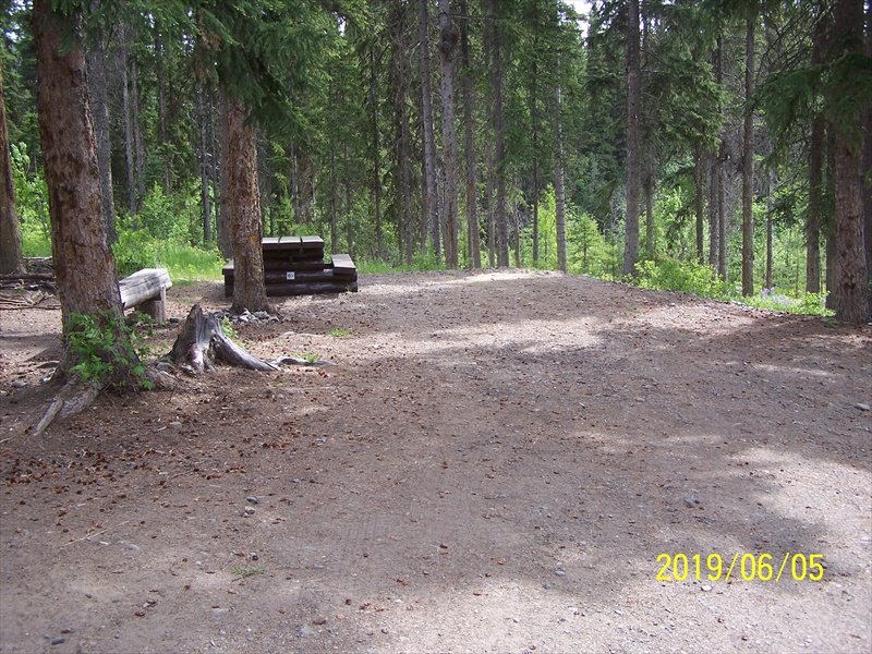 Typical Needa Lake  campsite