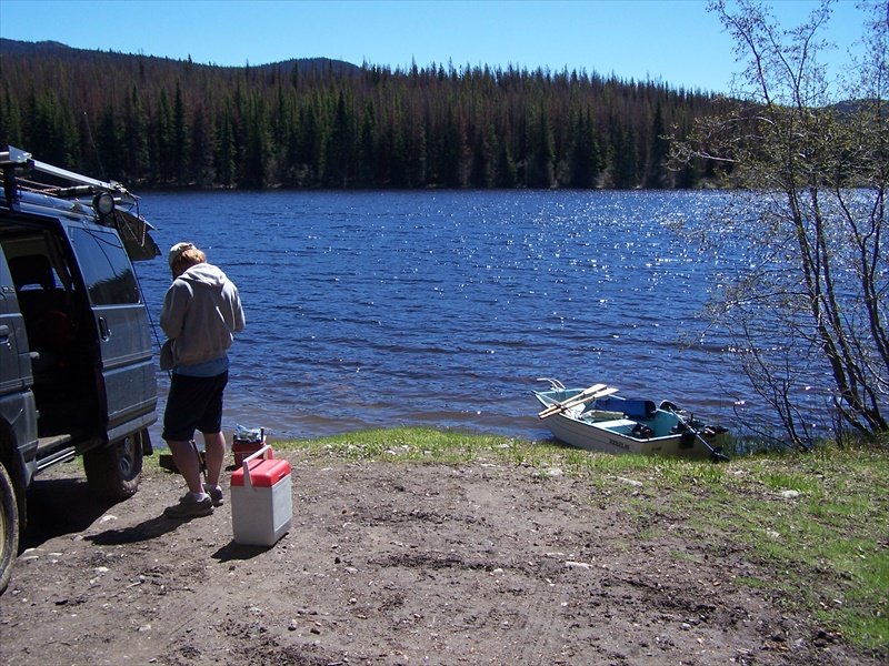 Launch area and Lake