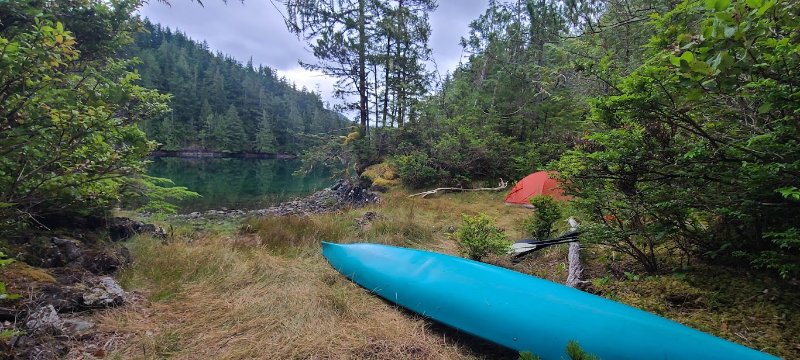 Camping on a island in(?) a island