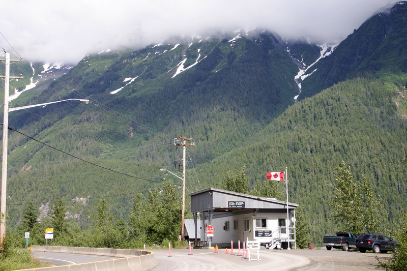 Canadian customs. Hyder, AK.
