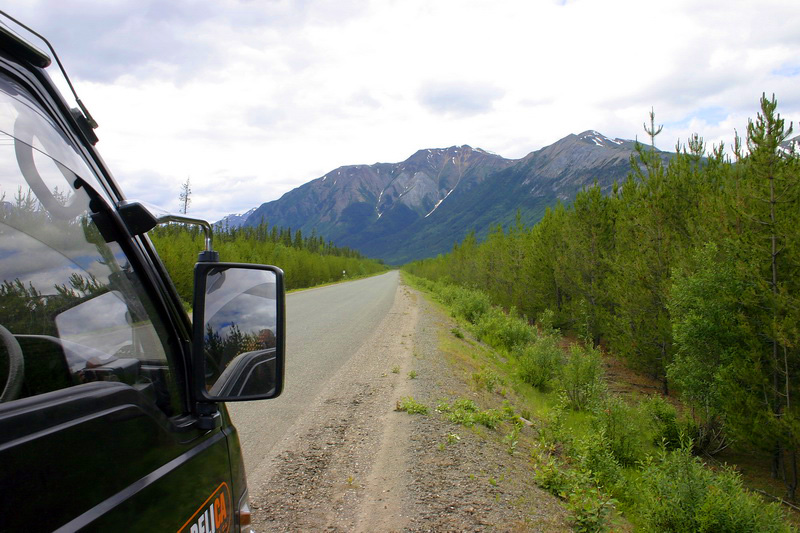 On highway 37 north of Dease Lake.