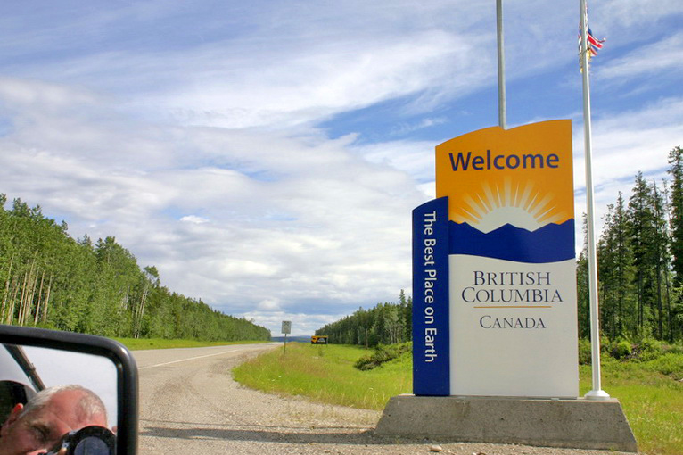 Coming back home. Near Watson Lake on Hwy 37.