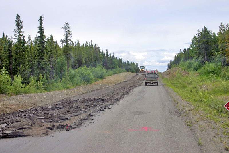 Driving north on Hwy 37 near Yukon border.