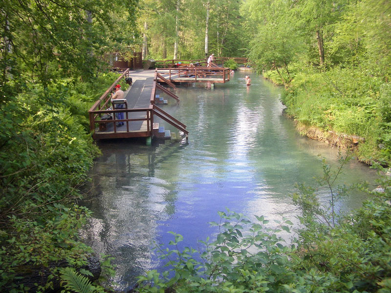 Liard River Hot Springs. Alpha pool.