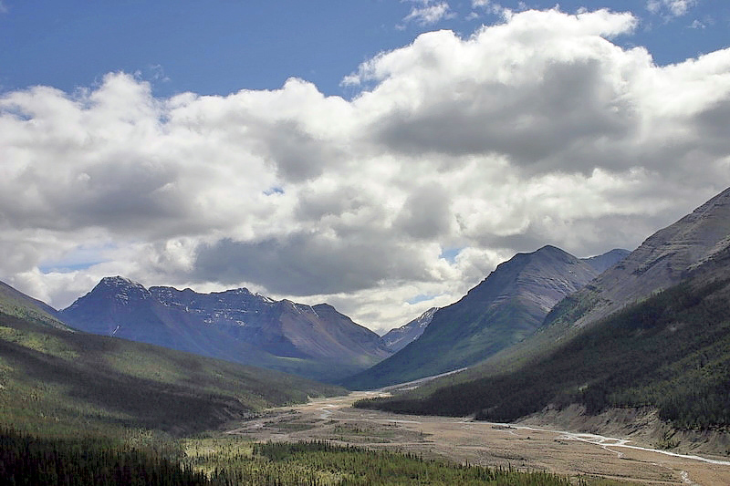 Heading south on Alaska Highway.