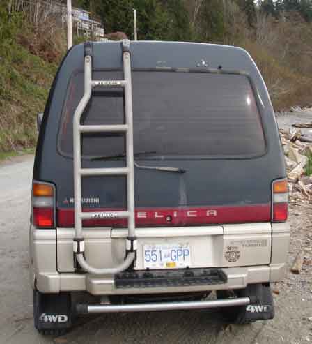 ladder on back end